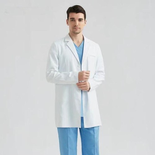 Long Sleeved White Coats For Hospital